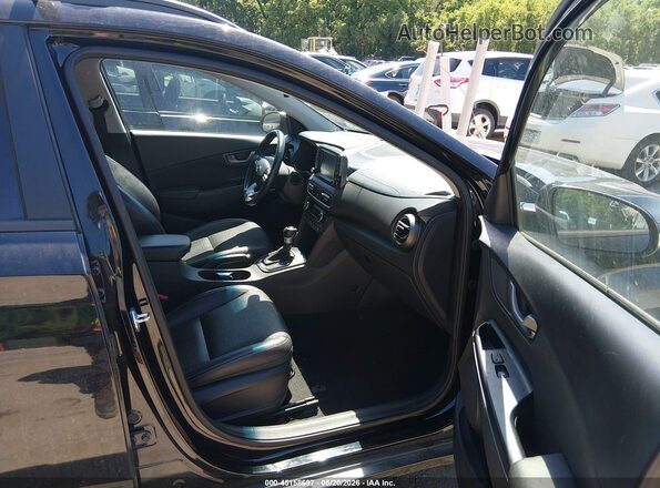 KM8K33A55MU618243 2021 HYUNDAI KONA Black Vista interior delantera