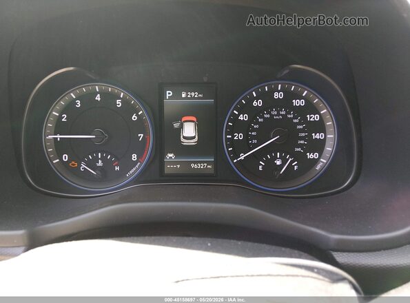 KM8K33A55MU618243 2021 HYUNDAI KONA Black Vista de los asientos traseros