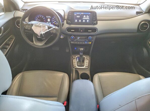KM8K33A59LU460133 2020 HYUNDAI KONA Silver წინა პანელის ხედი
