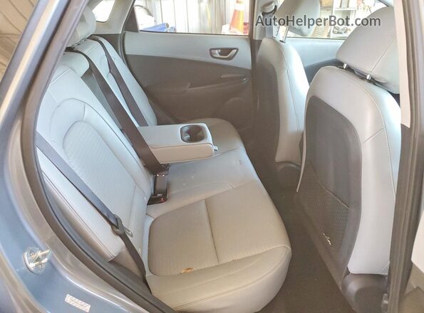 KM8K33A59LU460133 2020 HYUNDAI KONA Silver უკანა სავარძლების ხედი