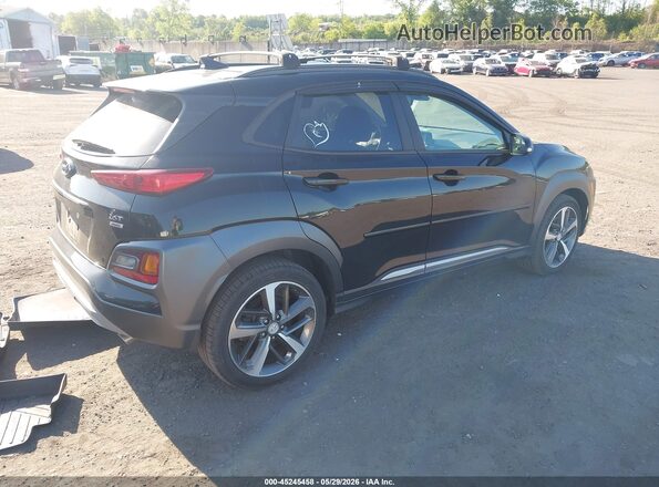 KM8K3CA50LU430924 2020 HYUNDAI KONA Black Հետևի աջ