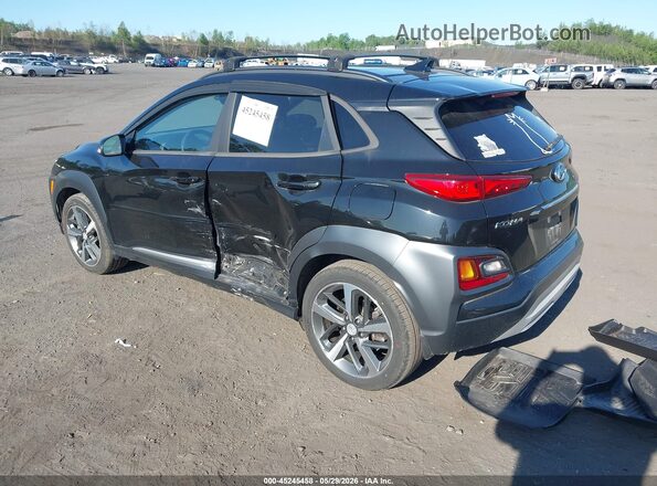 KM8K3CA50LU430924 2020 HYUNDAI KONA Black Հետևի ձախ