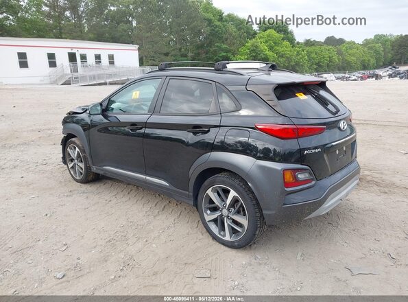 KM8K3CA50MU667334 2021 HYUNDAI KONA Black Tył lewy
