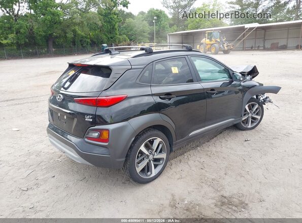 KM8K3CA50MU667334 2021 HYUNDAI KONA Black Tył prawy