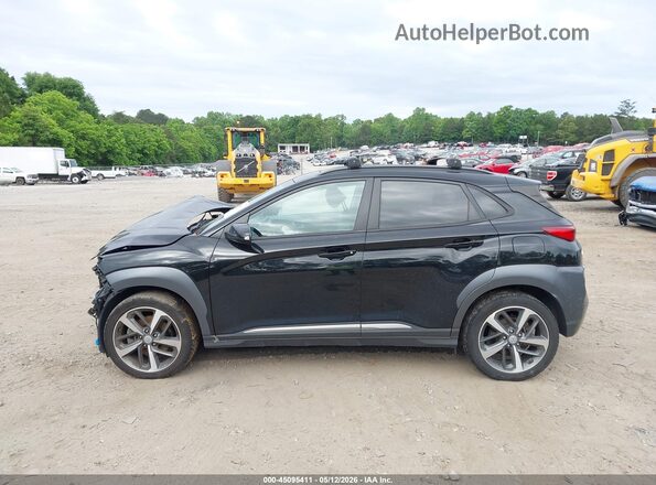 KM8K3CA50MU667334 2021 HYUNDAI KONA Black Widok wnętrza 360 stopni