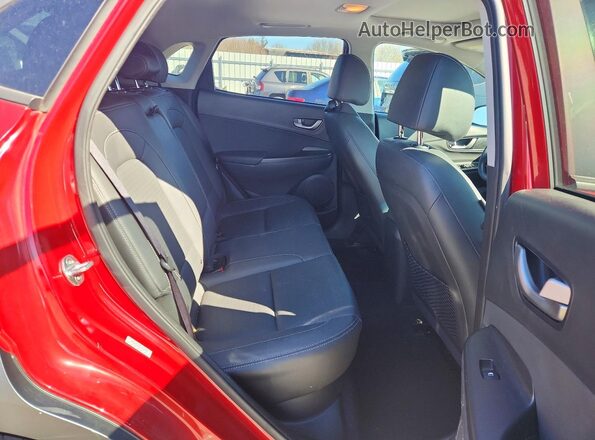 KM8K3CA52LU446736 2020 HYUNDAI KONA Red Вид задньої частини салону