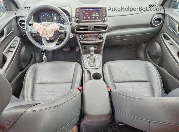 KM8K3CA52LU446736 2020 HYUNDAI KONA Red Вид панелі приладів