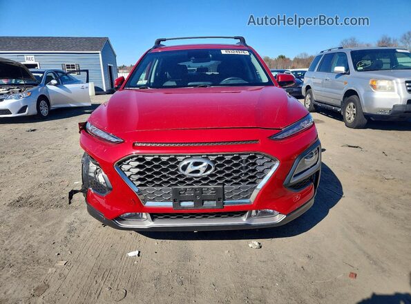 KM8K3CA52LU446736 2020 HYUNDAI KONA Red Вид спереду