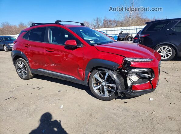 KM8K3CA52LU446736 2020 HYUNDAI KONA Red Передня права чверть