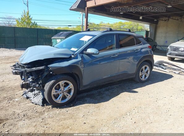 KM8K3CAB0NU805915 2022 HYUNDAI KONA Gray Передня ліва чверть