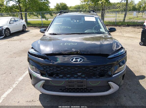 KM8K3CAB3NU856857 2022 HYUNDAI KONA Черный Вид щитка приборов