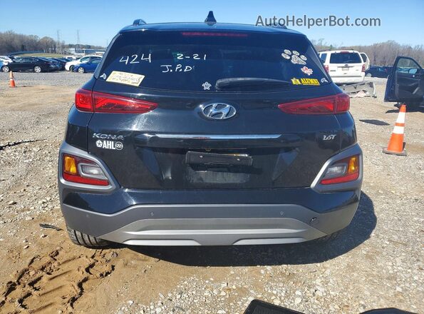 KM8K53A54LU544337 2020 HYUNDAI KONA Black Հետևի տեսք