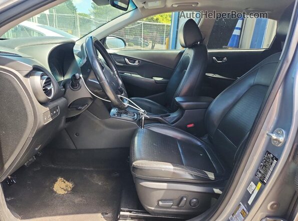 KM8K53A59MU709509 2021 HYUNDAI KONA Gray Սալոնի դիմացի տեսք