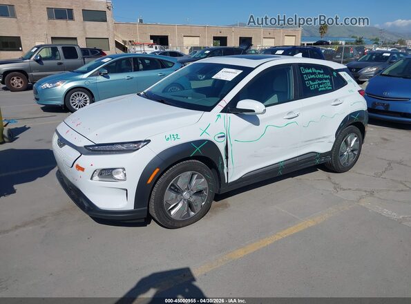 KM8K53AG0LU064734 2020 HYUNDAI KONA ELECTRIC Белый Передняя левая четверть