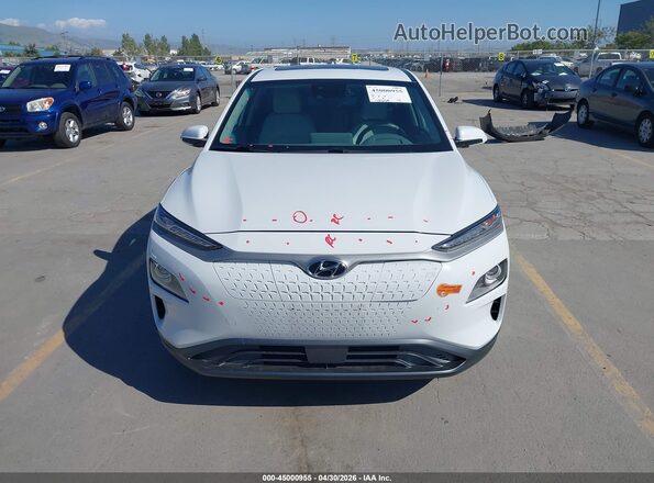 KM8K53AG0LU064734 2020 HYUNDAI KONA ELECTRIC Белый Вид щитка приборов