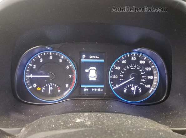 KM8K5CA58LU529288 2020 HYUNDAI KONA Black 