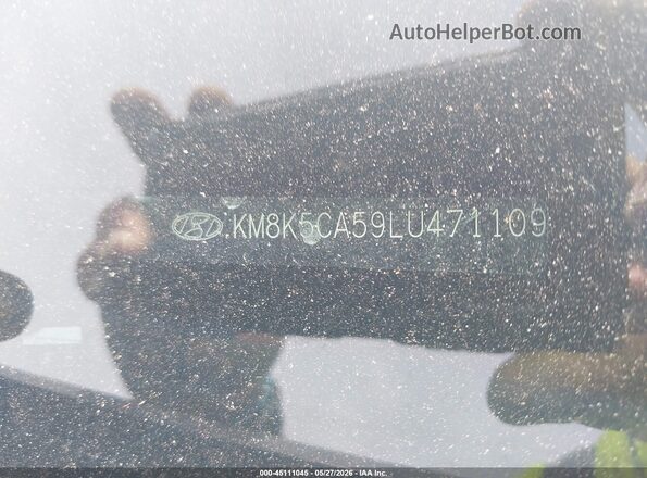 KM8K5CA59LU471109 2020 HYUNDAI KONA Black 