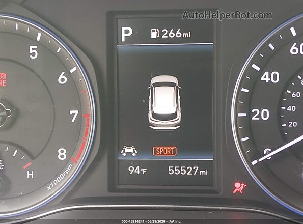 KM8K62AA7LU541582 2020 HYUNDAI KONA Gray 