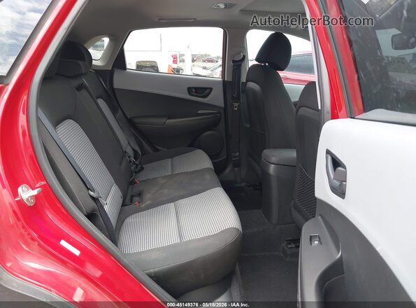 KM8K62AA8LU550047 2020 HYUNDAI KONA Red Vista de la etiqueta del VIN