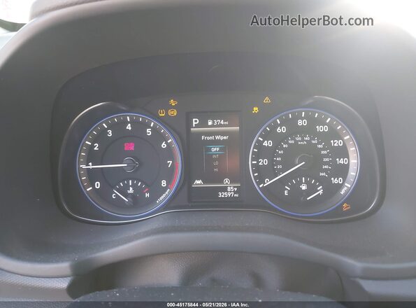 KM8K62AB3NU851255 2022 HYUNDAI KONA Red Vista de los asientos traseros
