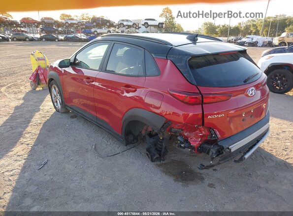 KM8K62AB3NU851255 2022 HYUNDAI KONA Red Trasero izquierdo