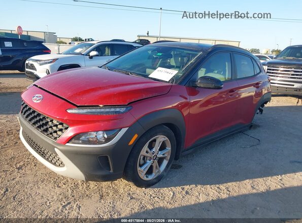 KM8K62AB3NU851255 2022 HYUNDAI KONA Red Vista tres cuartos delantera izquierda