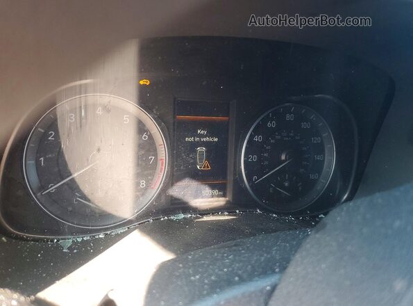 KM8K62AB5PU018351 2023 HYUNDAI KONA White Widok zestawu wskaźników