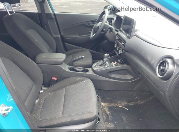 KM8K62AB7NU871184 2022 HYUNDAI KONA Синий Вид салона спереди
