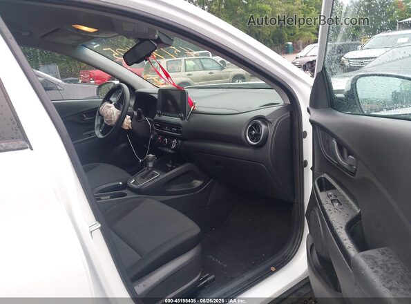 KM8K62AB9PU032513 2023 HYUNDAI KONA White Widok wnętrza z przodu
