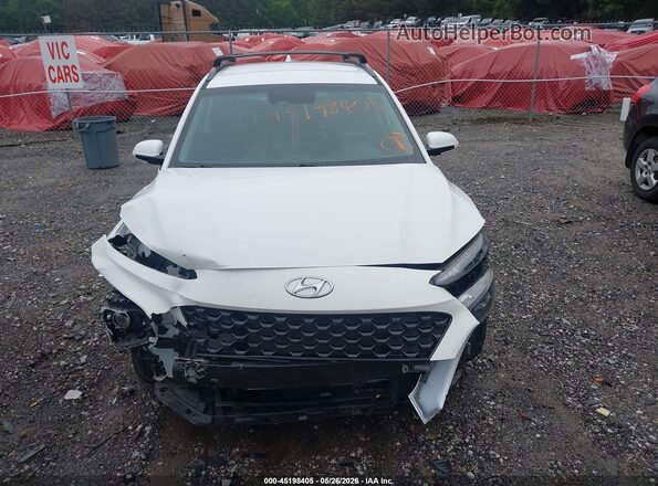 KM8K62AB9PU032513 2023 HYUNDAI KONA White Widok wnętrza z tyłu
