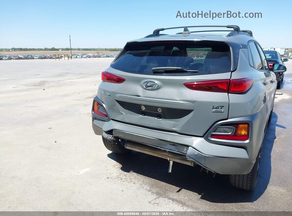 KM8K6CA50MU698266 2021 HYUNDAI KONA Gray Դիմացի տեսք