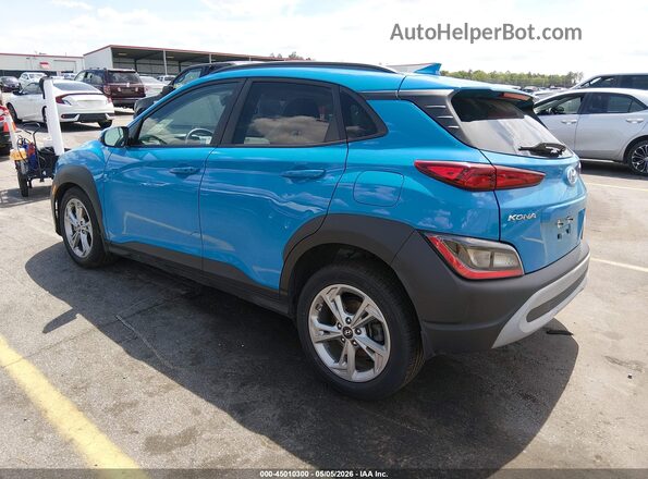KM8K6CAB2NU841354 2022 HYUNDAI KONA Blue Հետևի ձախ