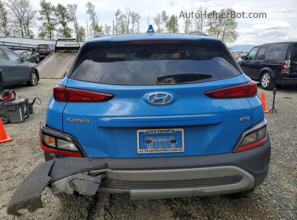 KM8K6CAB3NU900878 2022 HYUNDAI KONA Синий 