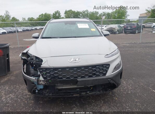 KM8K6CAB7PU042799 2023 HYUNDAI KONA Gray Rear interior view