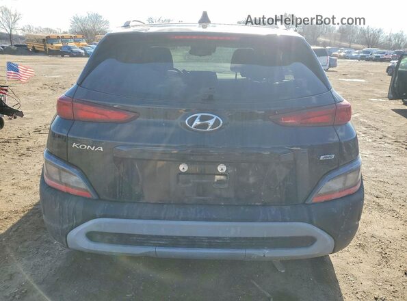 KM8K6CAB9PU988080 2023 HYUNDAI KONA Черный Вид сзади