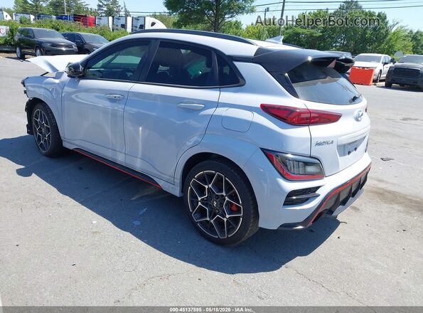 KM8KH3AC3NU001702 2022 HYUNDAI KONA N White უკანა მარცხენა