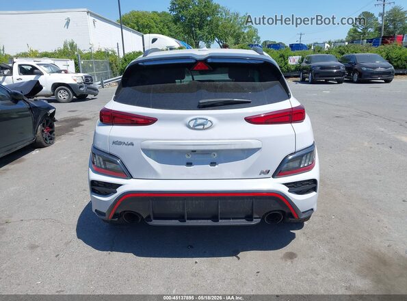 KM8KH3AC3NU001702 2022 HYUNDAI KONA N White 
