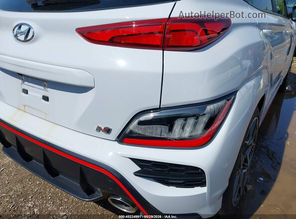 KM8KH3AC4NU005211 2022 HYUNDAI KONA N Cream ხელსაწყოთა პანელის ხედი