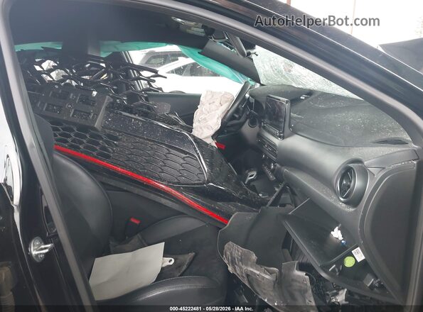 KM8KH3AC7PU009451 2023 HYUNDAI KONA N Black წინა სალონის ხედი