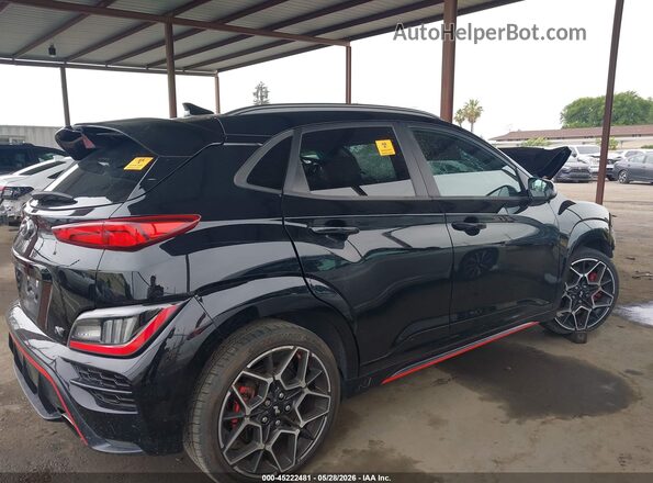 KM8KH3AC7PU009451 2023 HYUNDAI KONA N Black უკანა სალონის ხედი