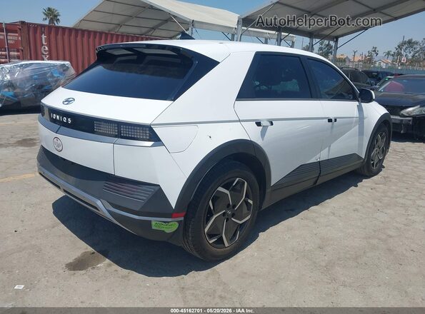 KM8KM4AE5NU073553 2022 HYUNDAI IONIQ 5 White Задня права чверть