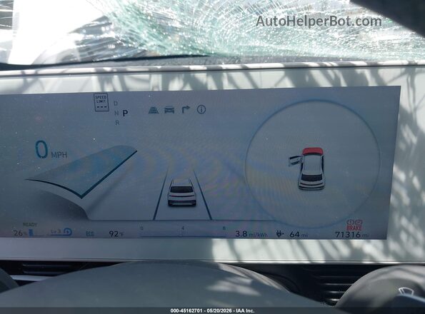 KM8KM4AE5NU073553 2022 HYUNDAI IONIQ 5 White Вид задніх сидінь
