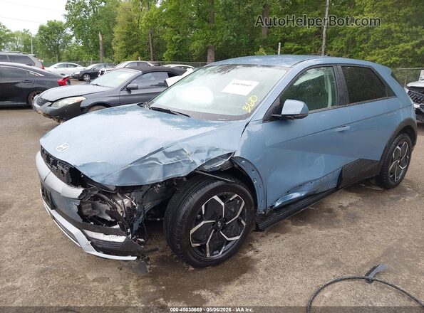 KM8KMDAF9PU201868 2023 HYUNDAI IONIQ 5 Blue Передня ліва чверть