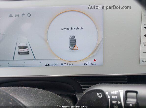 KM8KNDAF3NU104045 2022 HYUNDAI IONIQ 5 Бирюзовый Вид задних сидений