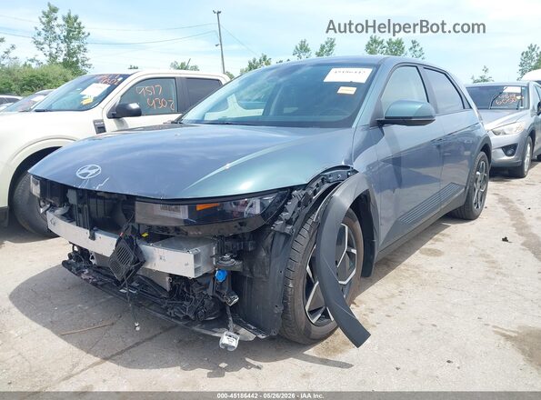 KM8KNDAF6PU143201 2023 HYUNDAI IONIQ 5 Синий Передняя левая четверть