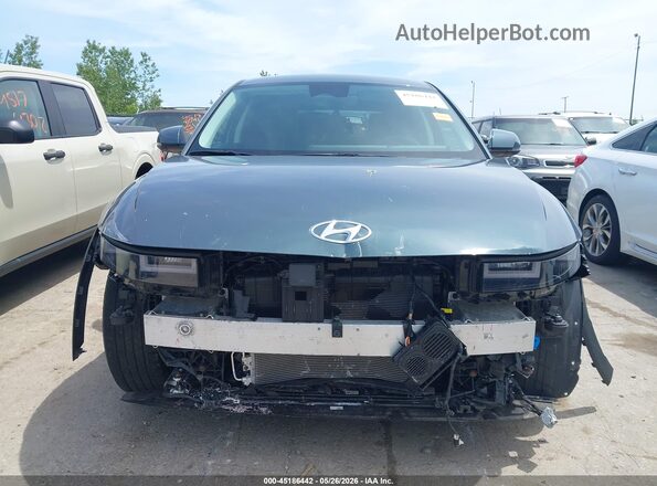 KM8KNDAF6PU143201 2023 HYUNDAI IONIQ 5 Синий Вид задней части салона