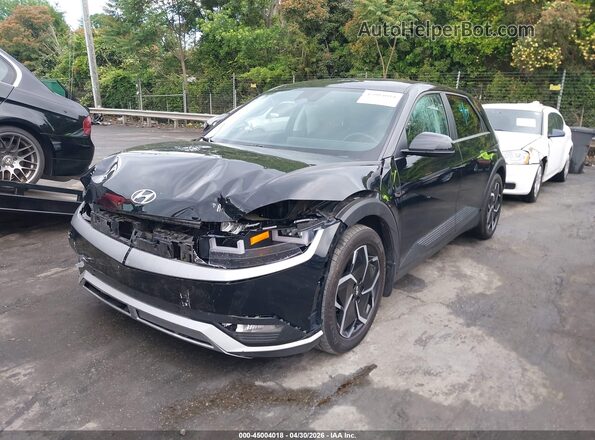 KM8KNDAF9PU179500 2023 HYUNDAI IONIQ 5 Black Առջևի ձախ երեք քառորդ տեսարան