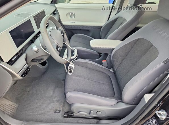 KM8KNDDF2RU299542 2024 HYUNDAI IONIQ Black Widok wnętrza z przodu