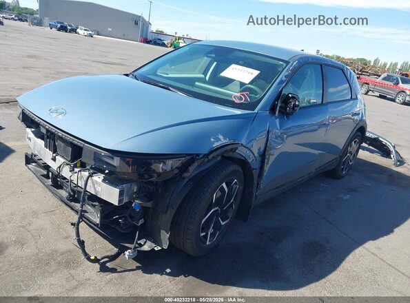 KM8KNDDF8RU255626 2024 HYUNDAI IONIQ 5 Light Blue Front left
