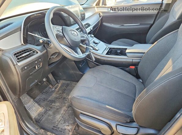 KM8R14HE0LU036503 2020 HYUNDAI PALISADE Gray Вид салону спереду